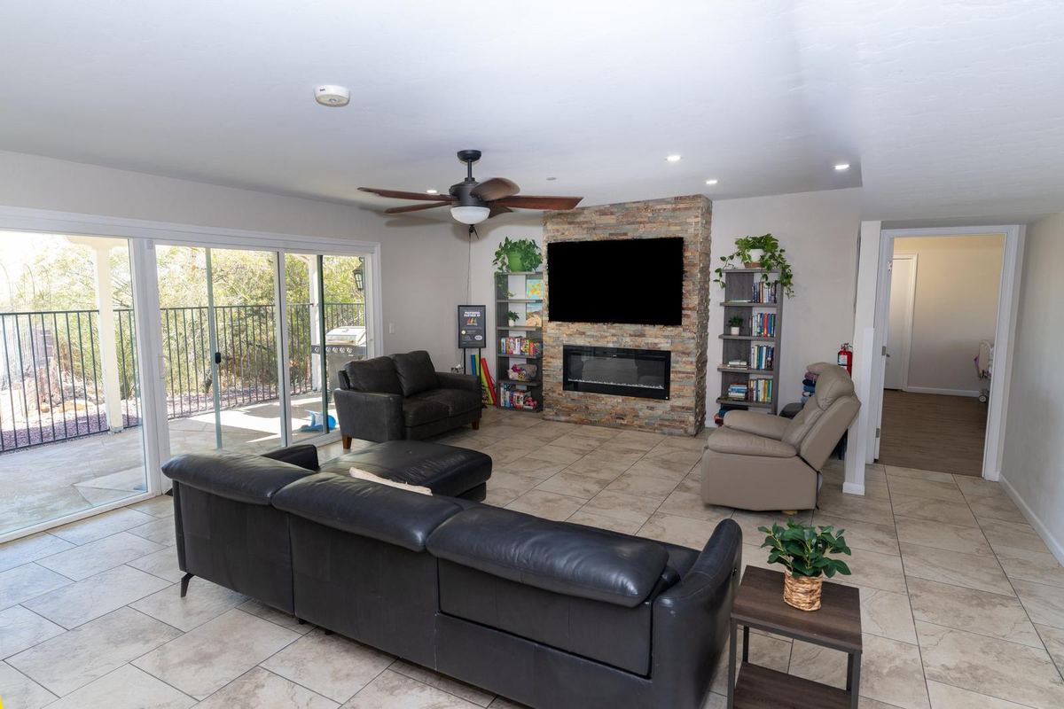 House Two interior living space