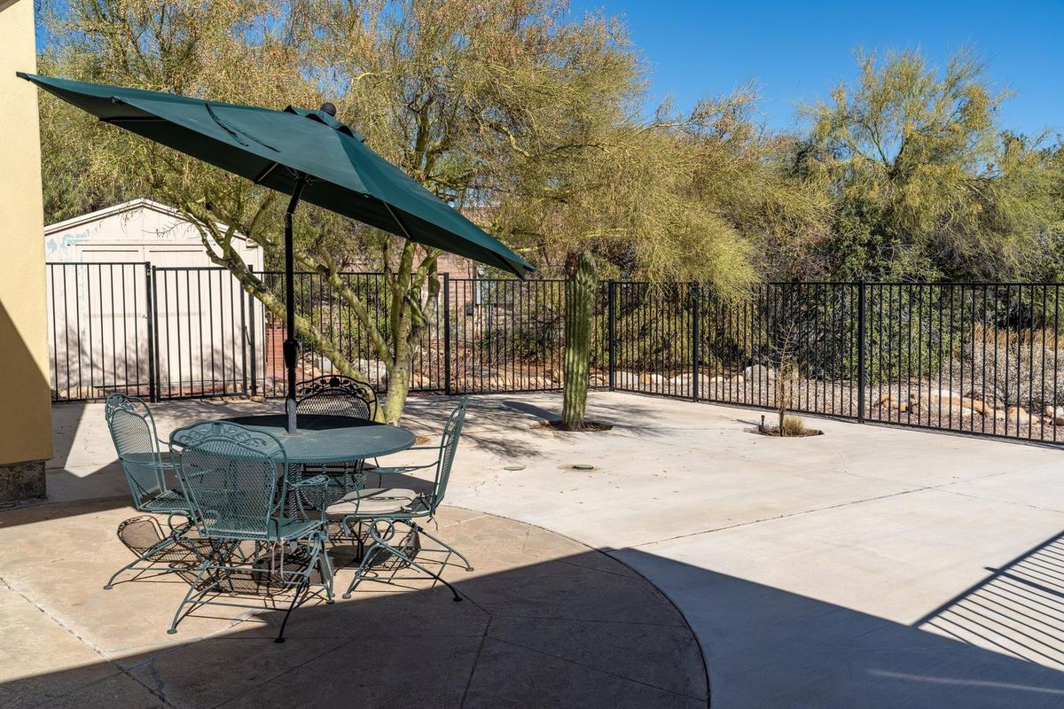 House Two outdoor patio courtyard