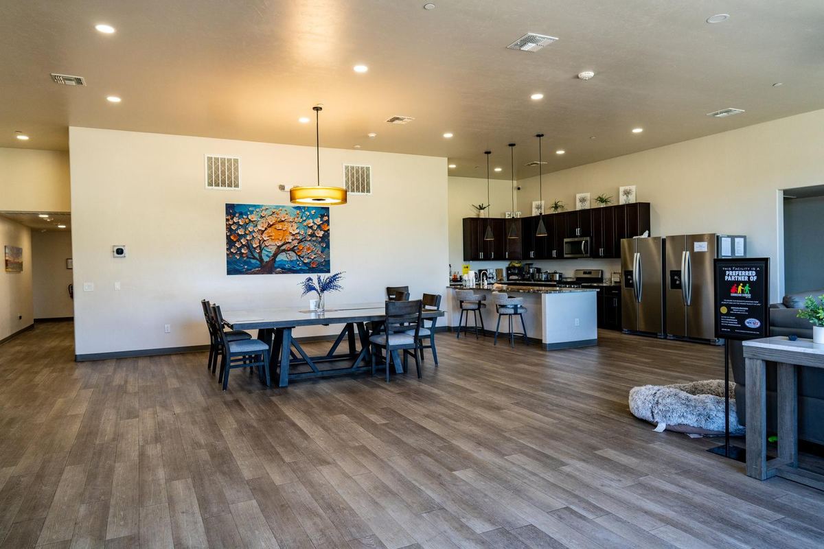 Modern living space at Hacienda De Luna
