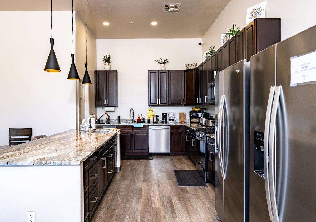 House Three kitchen